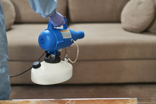 Advanced disinfection solutions for businesses using electrostatic spraying